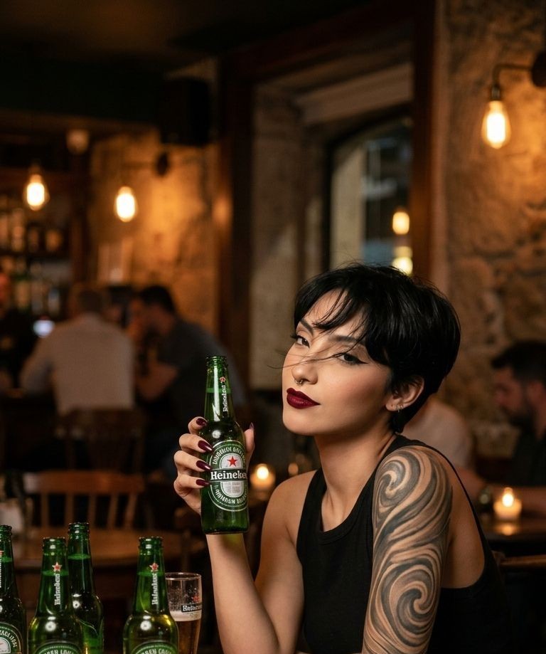 Tatuadora Especializada em blackwork e suminagashi